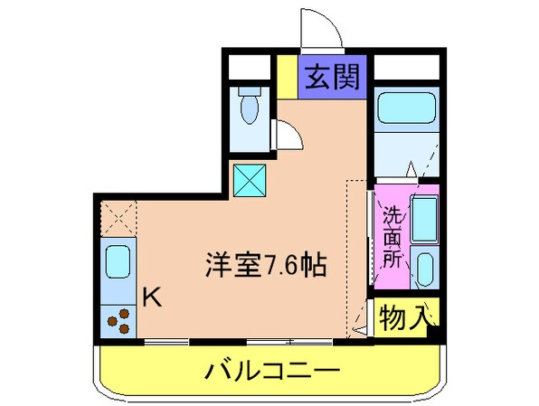 吉永ビル鼓が滝駅前の物件間取画像